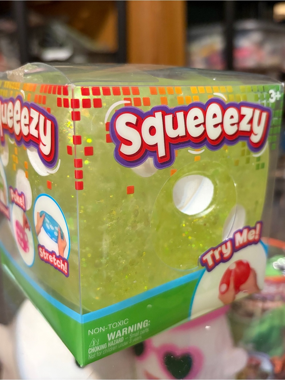 Kids Toy - Green Glitter Dice Jumbo